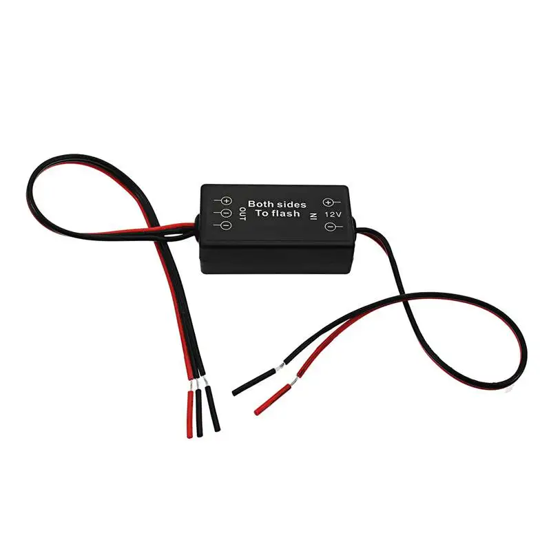 

For Car LED Brake Light Stop Light Lamp Both Sides Flash Strobe Controller Flasher Module 15W 6A DC12V