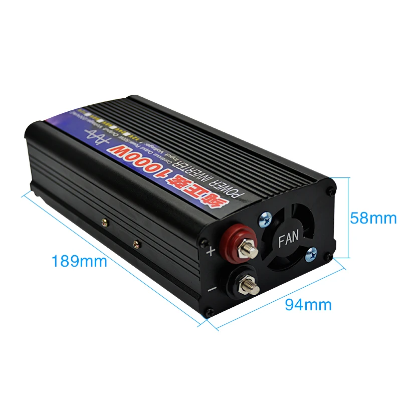 US $47.36 Sunyima Pure Sine Wave Inverter 1000w Dc12v24v To Ac220v 50hz Power Converter Booster Voltage Transformer
