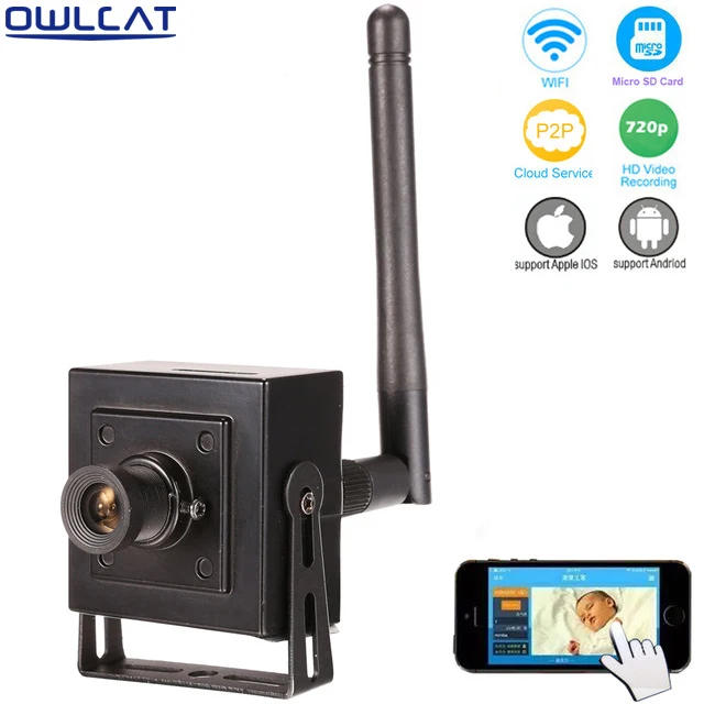 imágenes para OWLCAT MINI IP cámara HD 960 p 720 P Micrófono Charla Audio apoyo onvif interior wifi cámara ip p2p soporte android iphone tarjeta sd imágenes para OWLCAT MINI IP cámara HD 960 p 720 P Micrófono Charla Audio apoyo onvif interior wifi cámara ip p2p soporte android iphone tarjeta sd