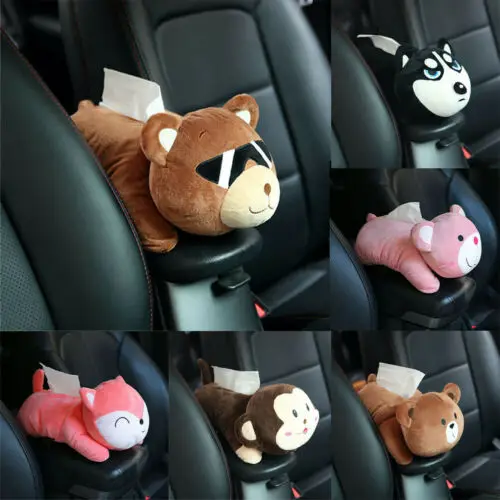 

Car Home Animal Doll Paper Towel Box Paper Storage Case Tissue Box Napkin Holder