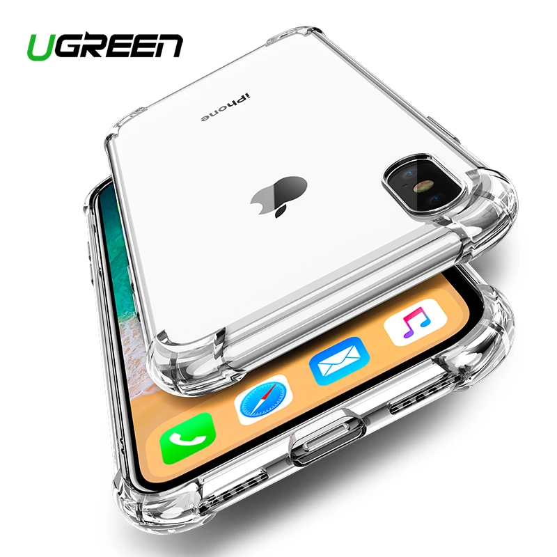 Ugreen Case For iPhone 7 8 Plus Case Shock-proof Back Cover For iPhone X Xs Max Phone Case HD Clear Protective For iPhone 7 Case Ugreen Case For iPhone 7 8 Plus Case Shock-proof Back Cover For iPhone X Xs Max Phone Case HD Clear Protective For iPhone 7 Case