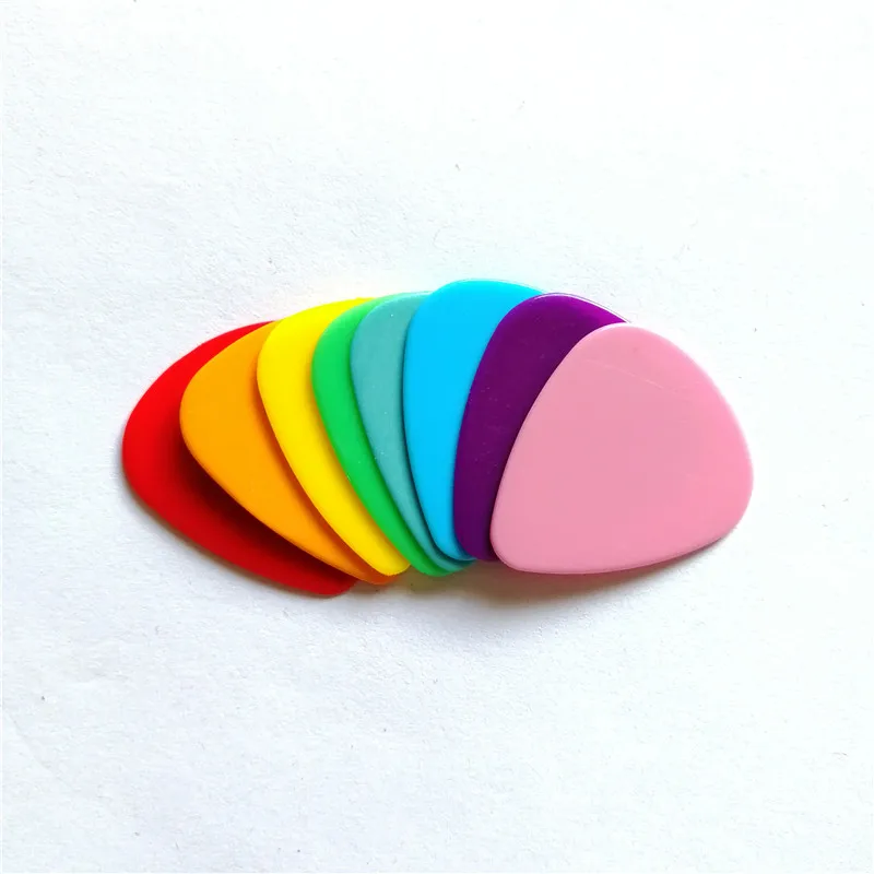 

Drop shipping 100pcs a lot blank nylon guitar picks mixed colors thickness 0.71mm