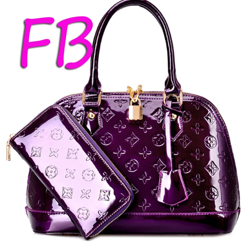 

Shell Bag Embossing Shell Women Composite Bags Patent Leather Luxury Handbags Designer Candy Female Vintage Bags Shoulder Bags C