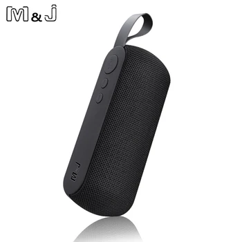 

M&J Portable Wireless Bluetooth Speaker Sound 3D Stereo Music Support Bluetooth TF Card AUX USB pill audio Outdoor Soundbar FM