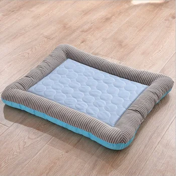 

2019 New Summer Cooling Pets Mats Red Blue Dog Bed Sofa Sleeping Mats For dog Cat CoolCore cloth Pet Mat Cat Dog Pad hundebett