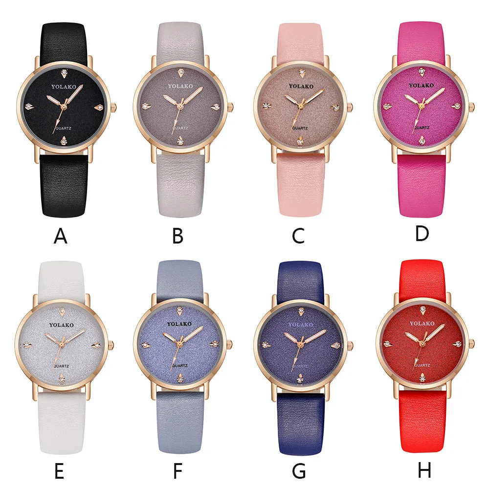 

YOLAKO 2019 Women Bracelet Retro Design Women's Casual Romantic Quartz Leather Band Starry Sky Watch Analog Wrist Watch NY15