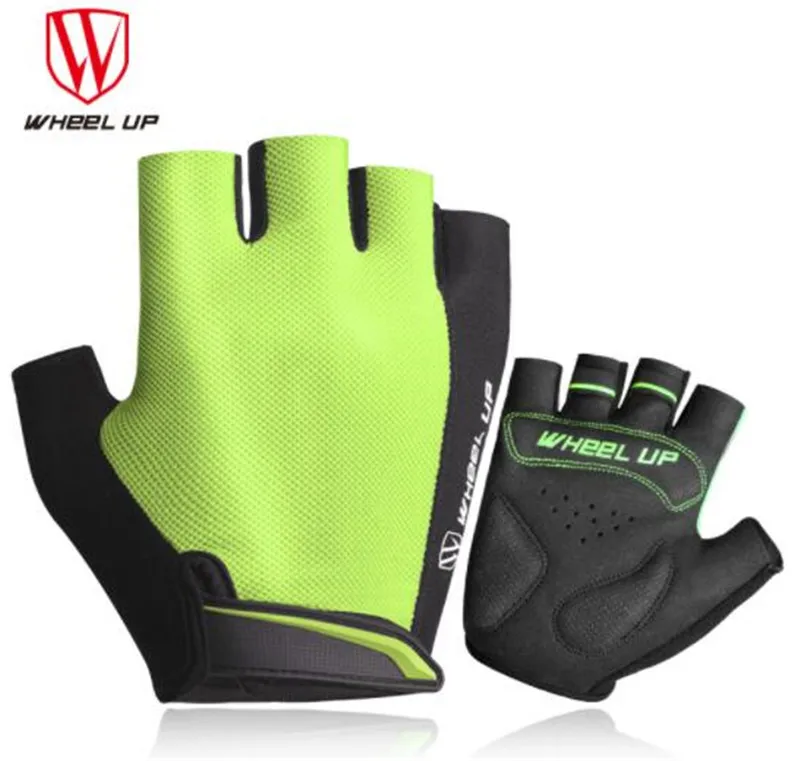 

WHEEL UP Men Women Comfortable Sports Bicycle Gloves Cycling Gloves Half Finger Breathable Soft Shockproof Mountain Bike Gloves