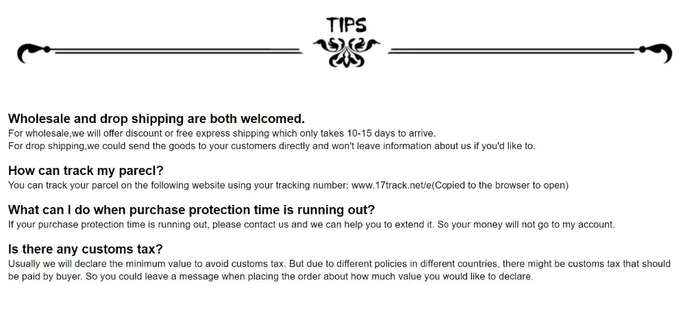 TIPS FOR WHOLESALE