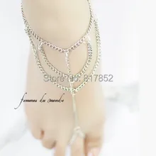 Стиль по-89 Посеребренная цепочка из металлического сплава Сексуальная ножная цепочка Ювелирные изделия