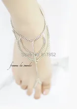 2014 FREE SHIPPING STYLE BY-89 SILVER PLATED ALLOY METAL CHAIN SEXY FOOT BODY CHAIN JEWELRY