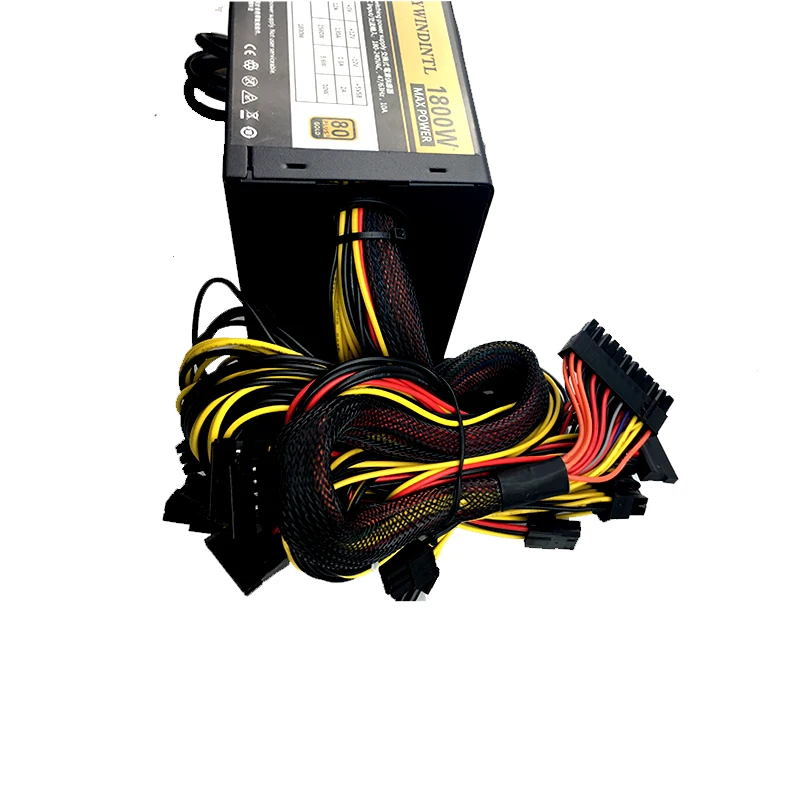 Skywindintl-fonte de Alimentação para Mineração de Bitcoin Asic 1800w Atx Pico Atomização Etc Dispensador Zec Btb Btc t. f. Rx480 Psu 3 Computador e Escritório