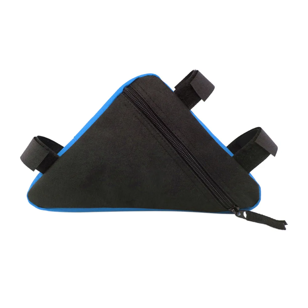 Clearance Bicycle Front Frame Triangle Bag Red black Blue  20X18.5X4cm Waterproof Cycling Bike Tube Pouch Holder Saddle Panniers bag 4