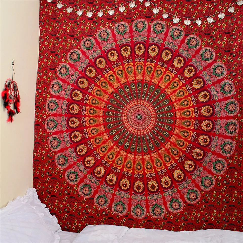 Cilected-Red-Peacock-Mandala-Tapestry-Home-Decor-Wall-Hanging-Indian-Beach-Throw-Blanket-Rectangle-Boho-Beach (1)