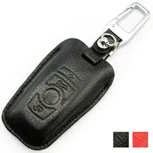 Genuine Leather Car Key Fob Cover Key case wallet for BMW X3 X4 M3 M4 M5 M6 118I 220I 328I M235I 435I 535I 528I 640I 740LI