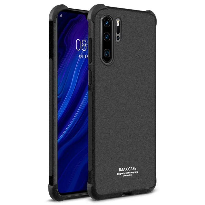 Для huawei P30Pro Кристальный чехол huawei P30 Pro Чехол IMAK Прозрачный 360 Защитный Силиконовый противоударный чехол для huawei P30 Pro - Цвет: Matte Black
