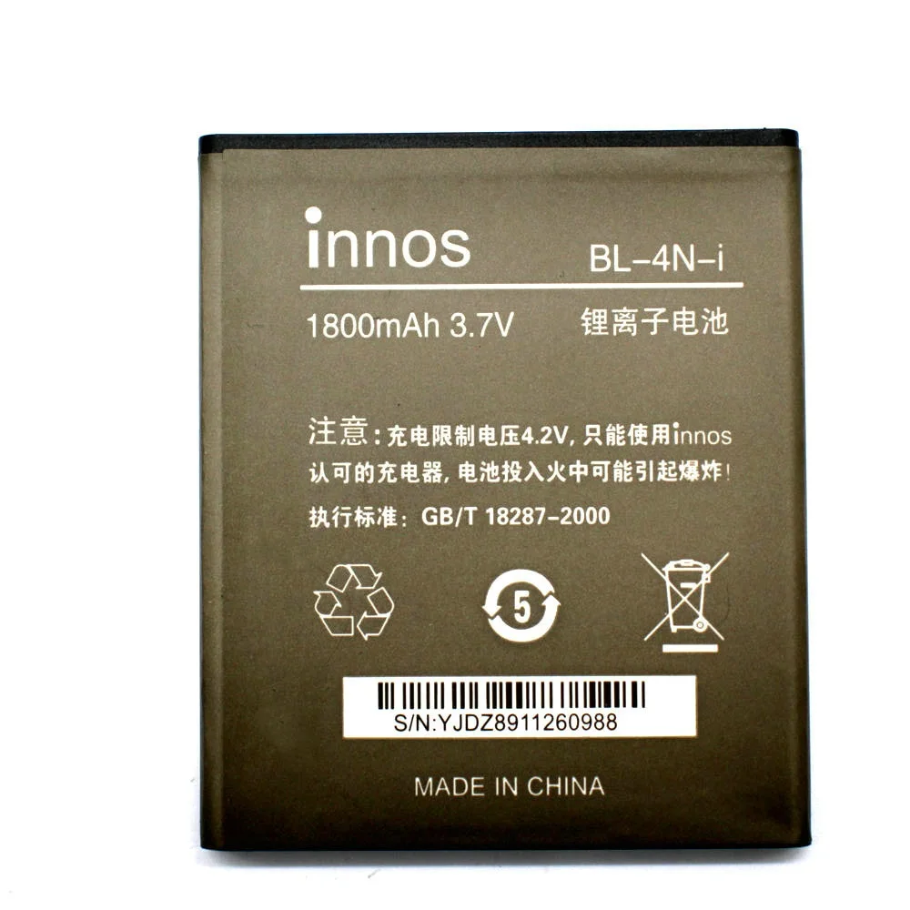 

1Pcs High Quality New Original BL-4N-I Battery for DNS S4503Q S4503 innos Dragonfly i6c i6 innos BL-4N-I Phone