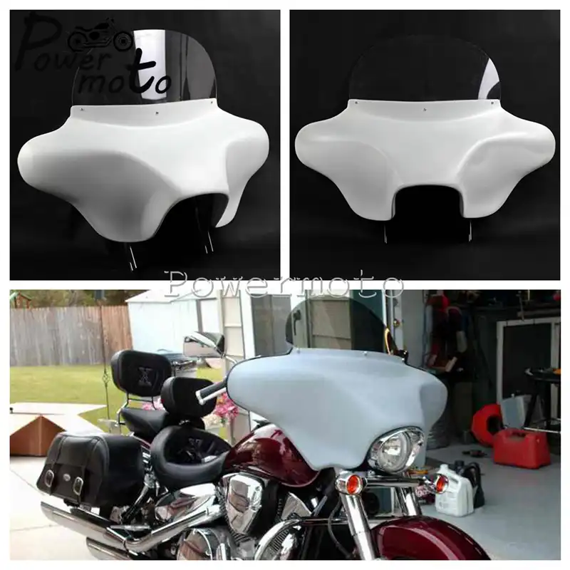 Detachable Batwing Fairing 6/"x 9/" Speakers Stereo For Harley Davidson Road King