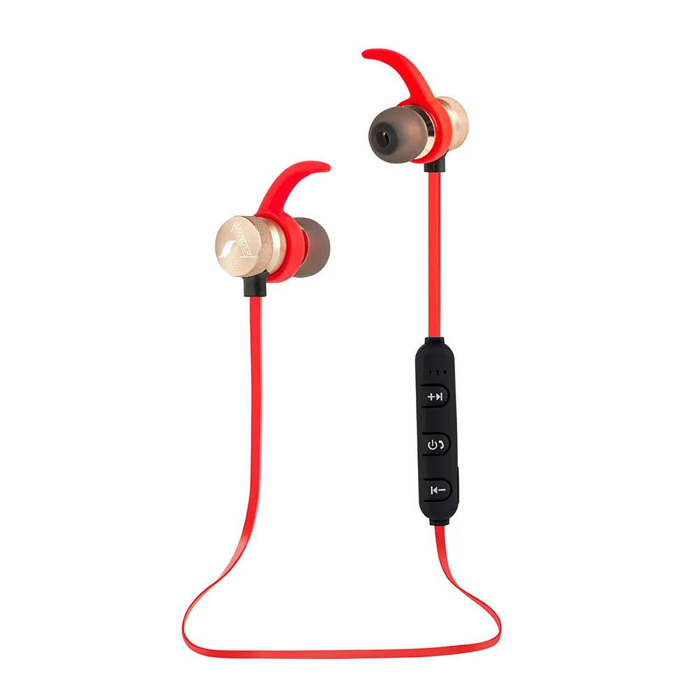 Americamander BT31 Магнитная стерео Bluetooth headphones беспроводной Sports наушники aptX с микрофоном