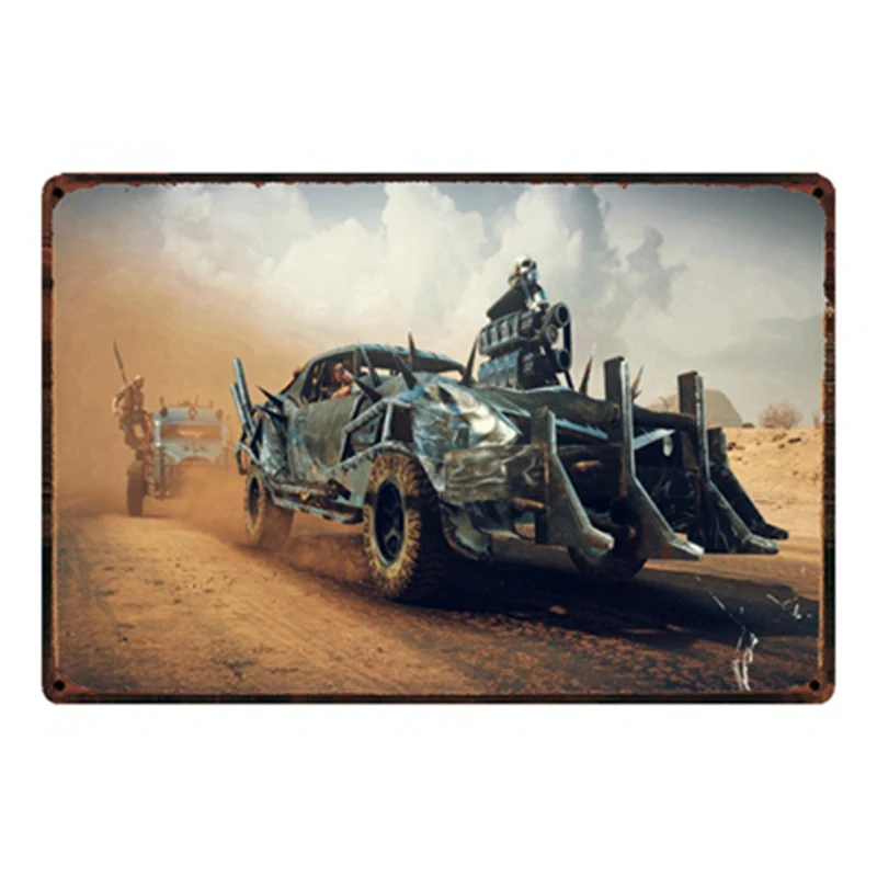 [WellCraft] Mad Max кино металлическая жестяная вывеска настенная тарелка плакат винтажный кинотеатр Паб Бар Ретро Живопись персональный декор FG-243 - Цвет: WA 3314