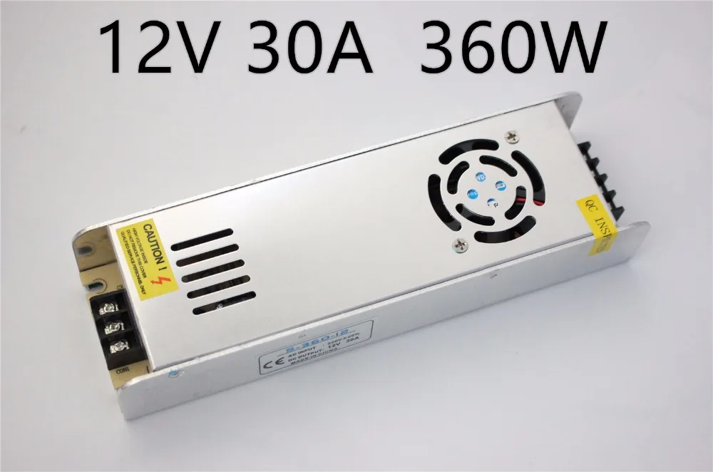 Драйвер источника питания для светодиодной ленты 12 В 30 А 350 Вт|power driver|power supply