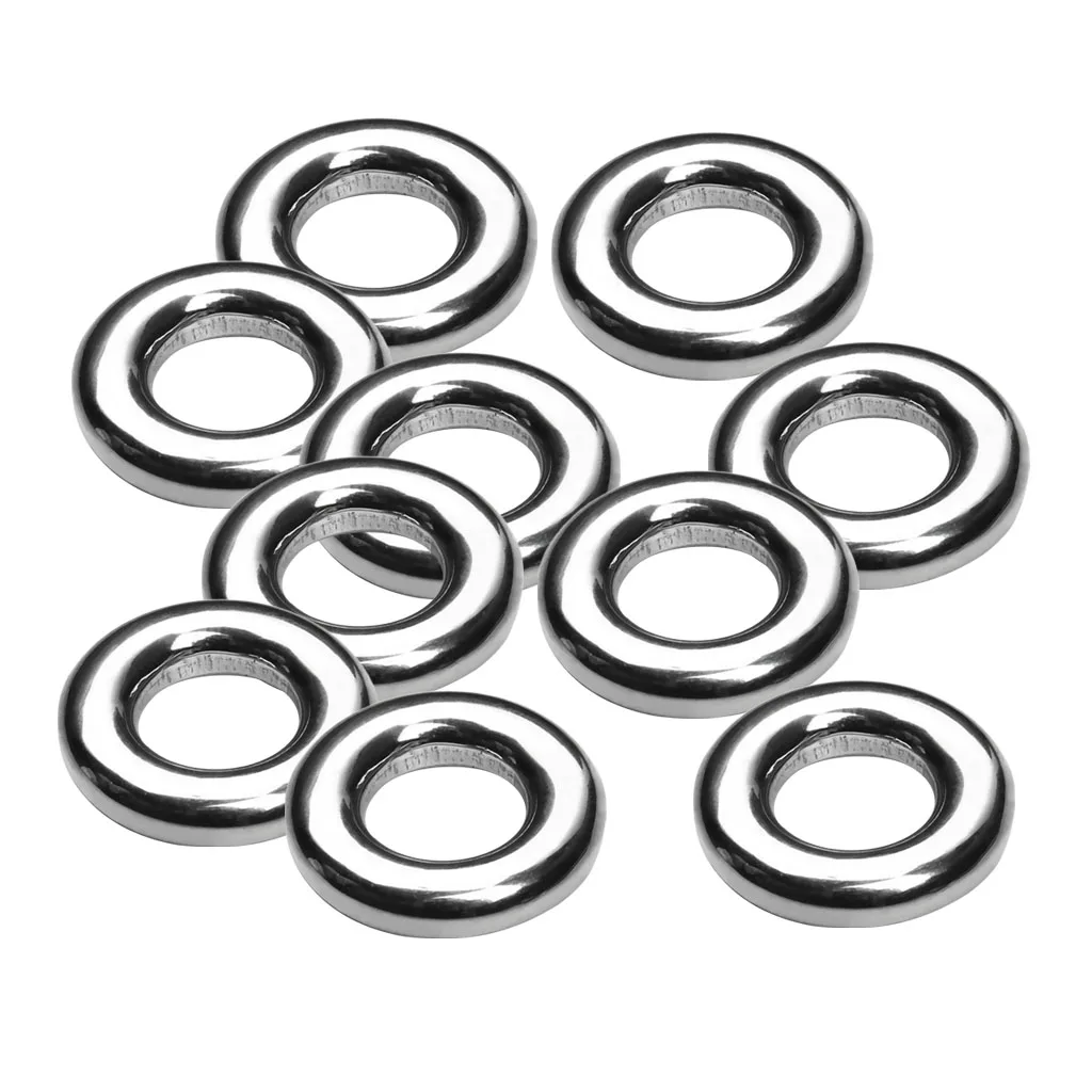10pcs 15mm Stainless Steel Closed Jump Rings Split Rings For Jewelry Making Necklace Bracelet DIY Craft Accessories