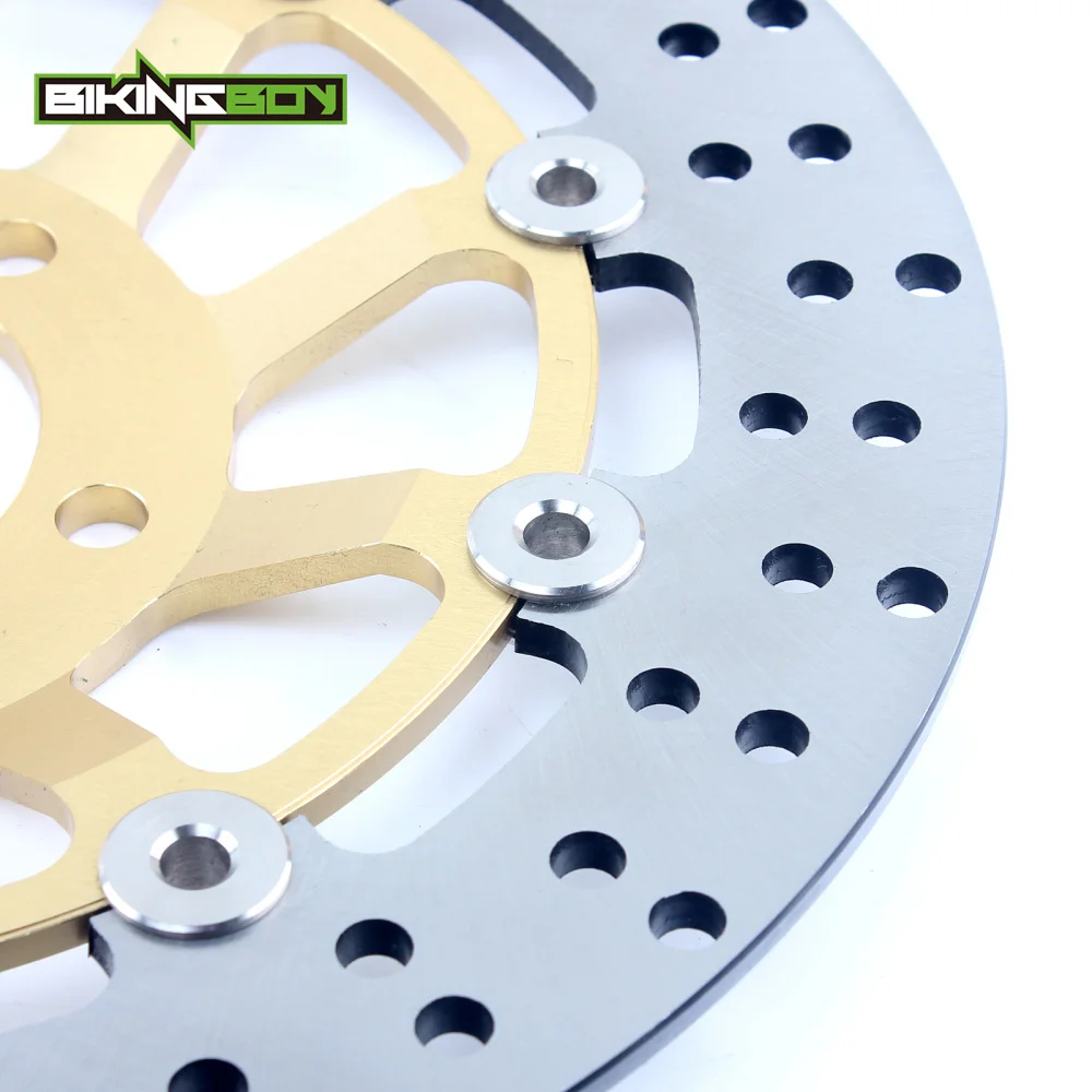 BIKINGBOY For Suzuki GS 500 E 88-03 02 01 00 99 GS 500 F 04-11 GSF 400 Bandit 91 92 93 Front Rear Brake Discs Rotors Disks Pads