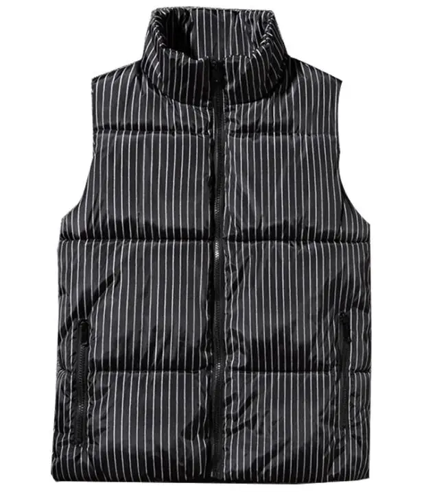 

men striped cotton vests winter vest for men