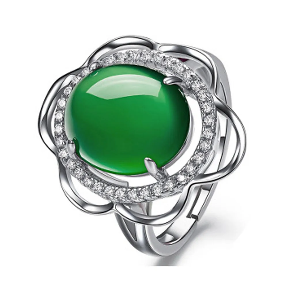 

Luxury Girls Ring lady's Sterling Silver Fine Jewelry Female Wedding Party Ring gem gem Stone RINGS 6 78 9 #