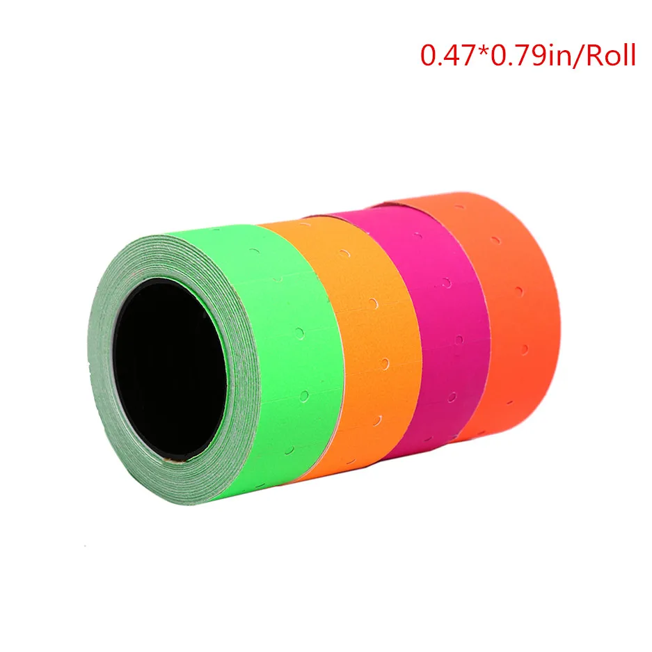 

1Roll Colorful Price Label Paper Tag Mark Sticker For MX-5500 Labeller 0.47*0.79in