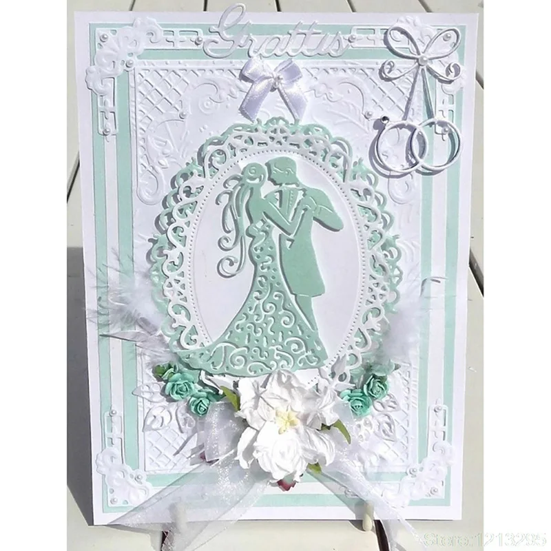 

Craft Wedding Dancing Couple Cards Album Scrapbooking Dies New Arrival DIY Metal Embossing Cutting Dies Stencil