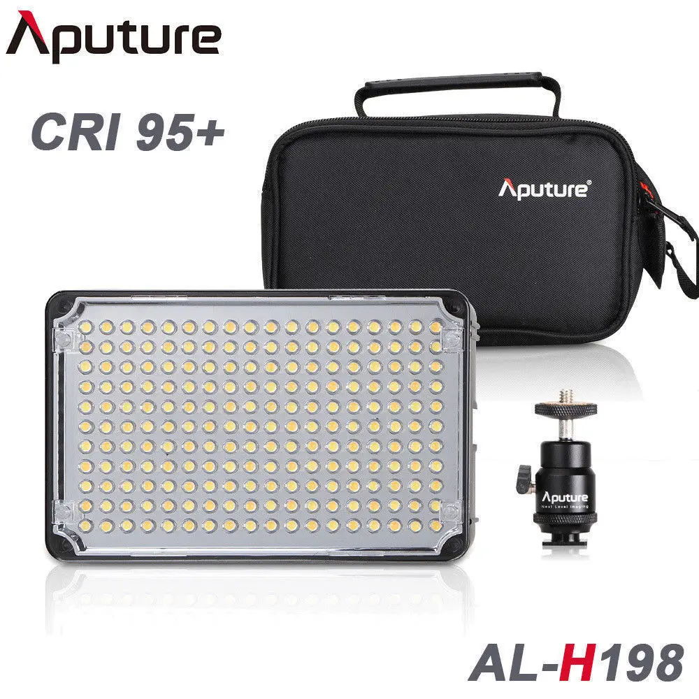 

Pro Aputure Amaran H198 CR95+ LED Video Light Camera Light For Canon Nikon Sony Lumix Pentax OLYMPUS DV Camcorder DSLR Camera