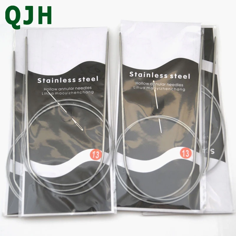 

SALE 4SET Cashmere Wool Sweater Stainless Knitting Needles Circular Needle Knitted Accessories Weaving Sweater Tools NO13 2.25mm