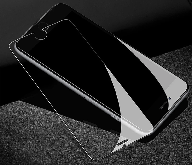 2 Pcs  Lot Tempered Glass For iPhone 6 6s Glass Tempered Guard Film For iPhone X 10 7 8 Plus 5 5s 5C SE 4 Tempered Glass (8)
