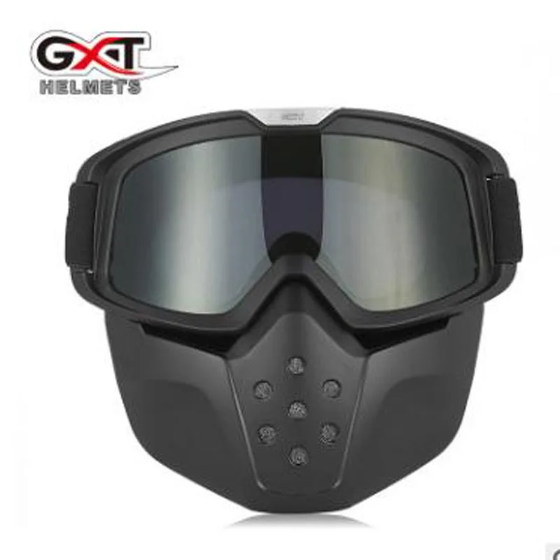 

New GXT Snowboard Mask Open face helmet Goggles Windproof Skiing Glasses Motorcycle google mask