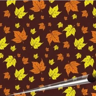 

Maple Leaf Heat Chocolate Candy Cake Frosting Transfer Sheet Designs