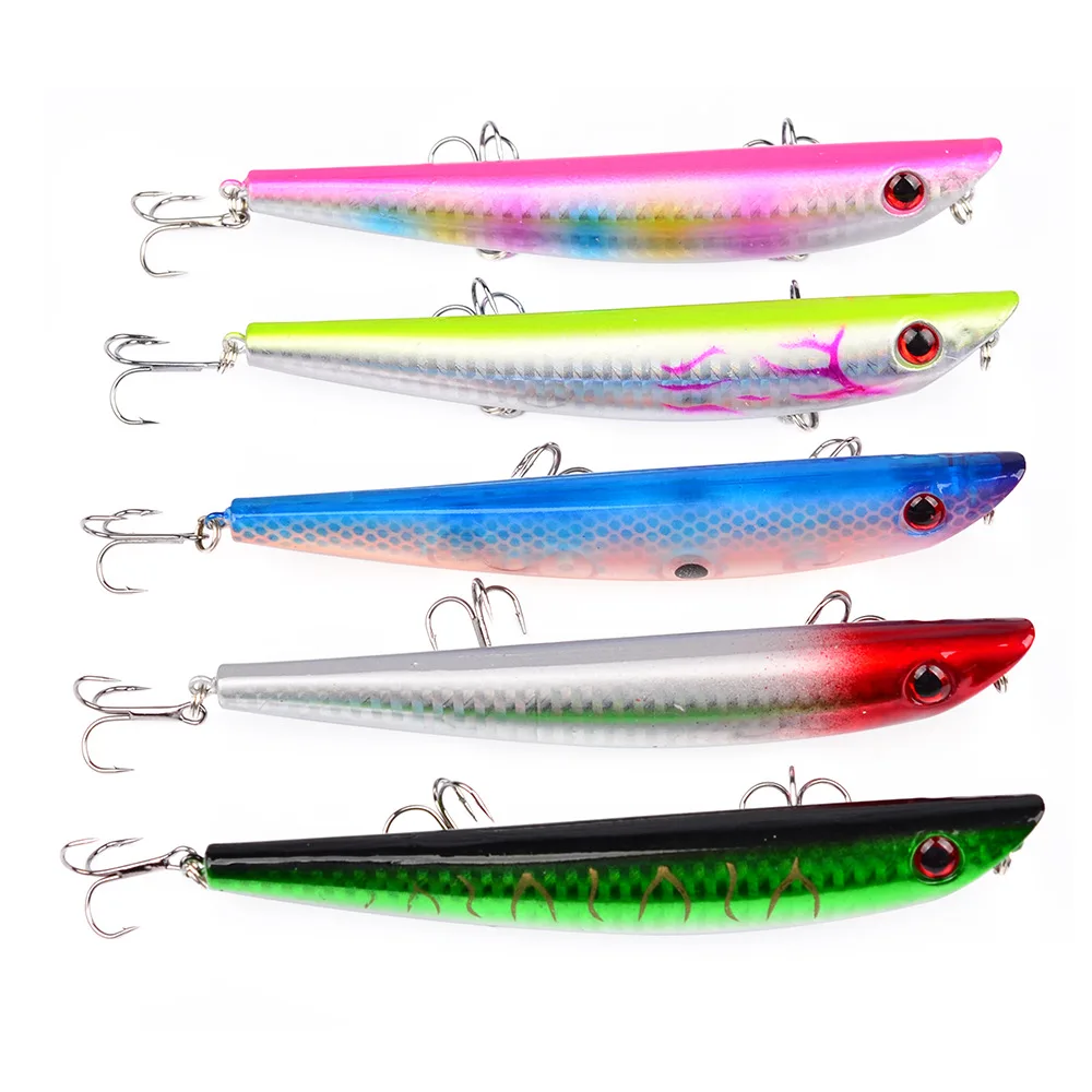 

5pcs Whopper Popper Fishing Lure 17g 12cm Fishing Tackle