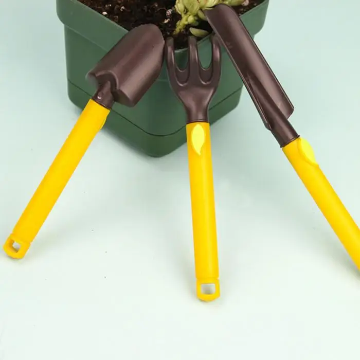 3 шт. набор инструментов для садоводства, пластиковые безопасные садовые инструменты, лопатка-грабли JDH99