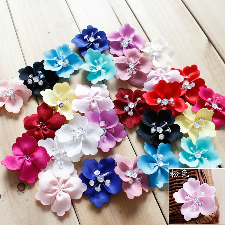 

Multicolor Artificial 3D Lace Flower Wedding Bridal Headdress Accessories Weddiing Flowers Material Width 6cm 5pcs/lot