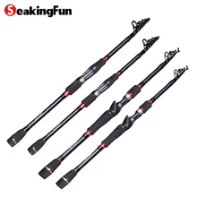 SeaKingFun Lure Fishing Rod Spinning/Casting Fishing Rod 2.1M/2.4M/2.7M M Power 46T Super Hard Portable Spinning Rod De Pesca