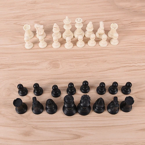 Шахматные части 32 шт Пластиковые полные шахматные игры