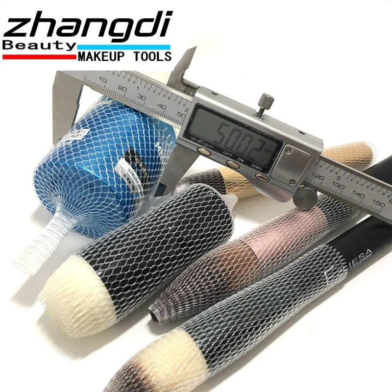 50pcs Makeup Brushes Net Protector Guard Elastic Mesh Beauty Make Up