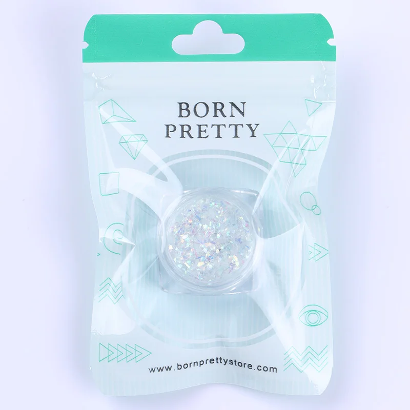 BORN PRETTY неровные чешуйки для ногтей блестки 0,7 г цветная фольга бумага блестки хлопья для маникюра украшения ногтей