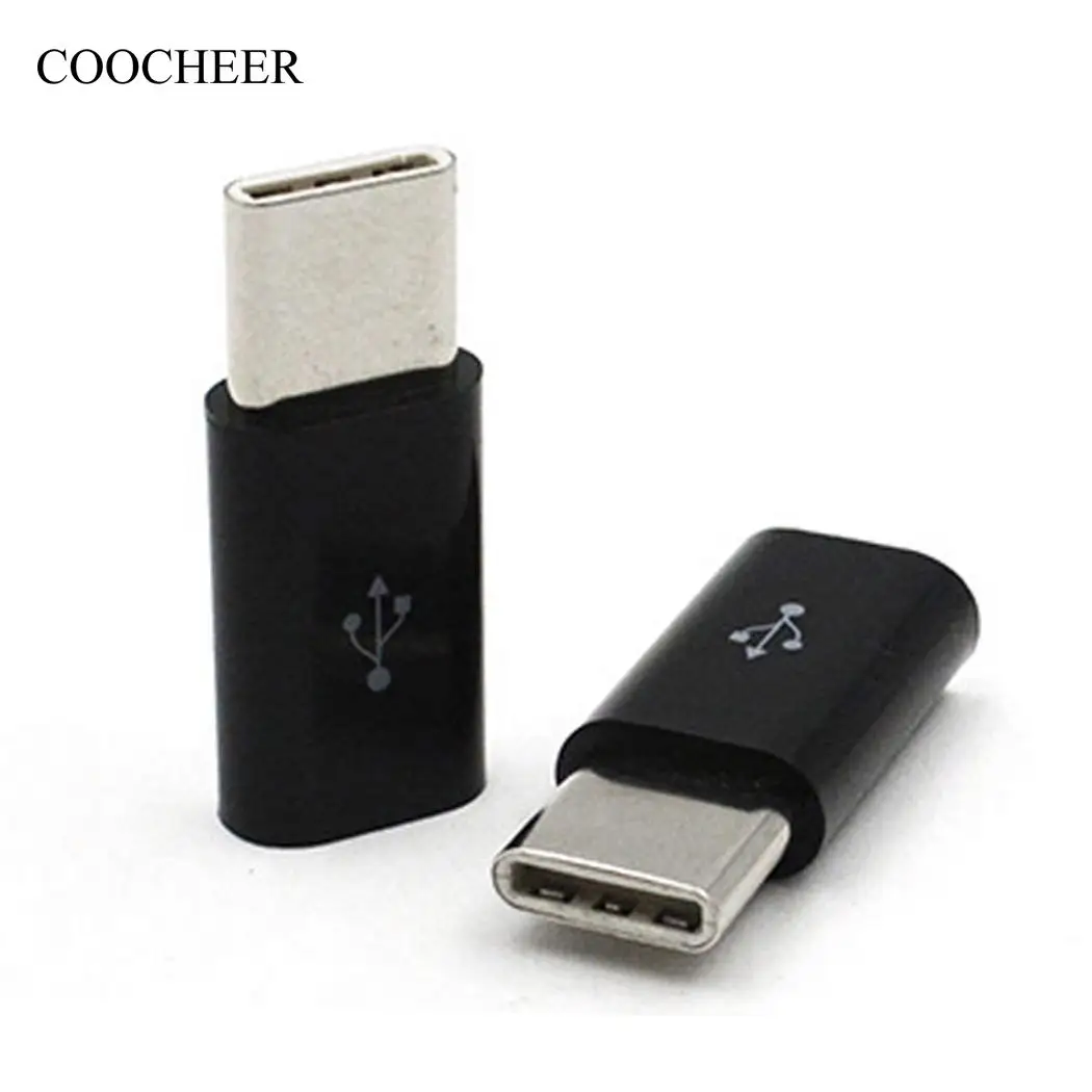 USB к C микропроцессор Тип соединителя Мужской адаптер Женский|Кабели передачи