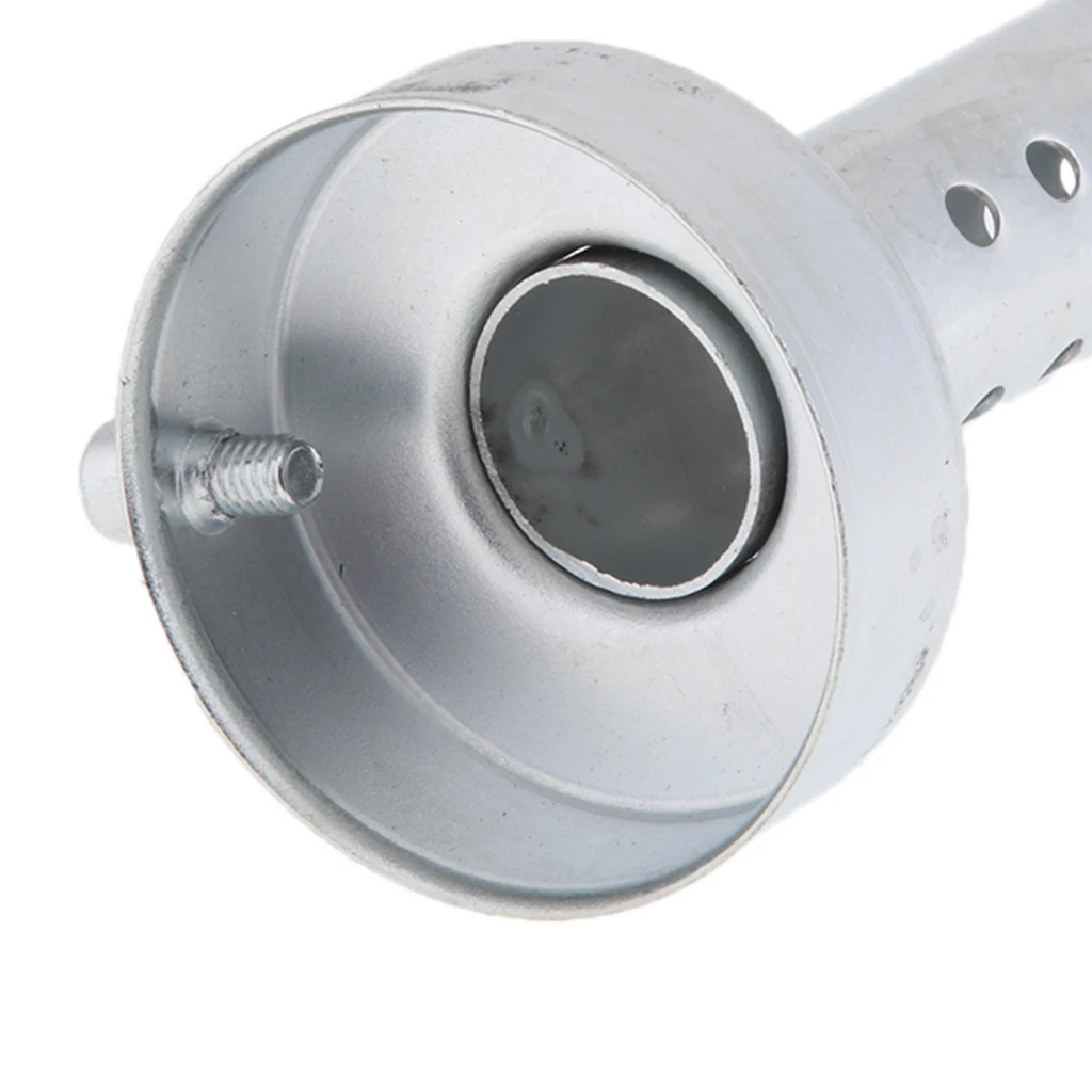 2pcs Motorcycle Tail Exhaust Can Pipe Baffle Muffler Silencer DB Killer Noise Sound Eliminator 60mm Silver