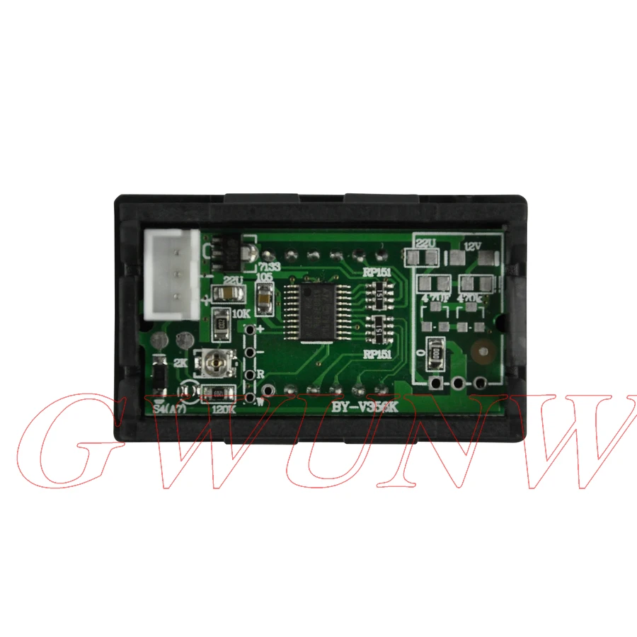 3 битный Цифровой вольтметр GWUNW BY356V DC 0 200V панельный измеритель тестер