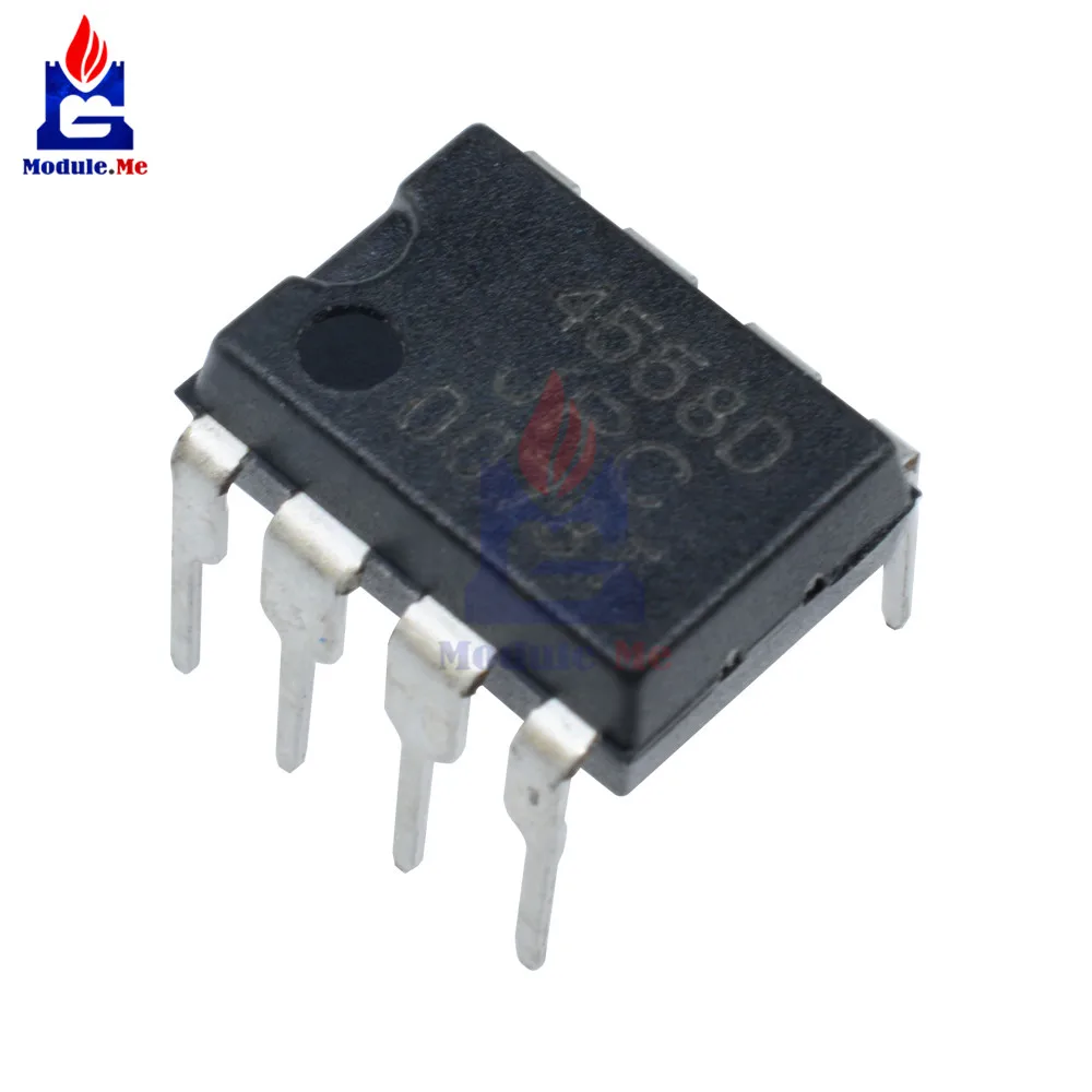 10 шт./лот IC чипы JRC4558 4558 4558D JRC4558D DIP 8 оригинальные Интегральные схемы|Интегральные