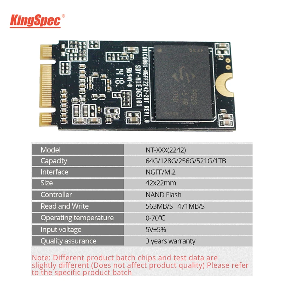 KingSpec 512 ГБ NGFF M.2 SSD жесткий диск 22x42 мм SSD NGFF 480 ГБ SATAIII 6 ГБ/сек. жесткий диск для ноутбука Jumper Ezbook 3 Pro