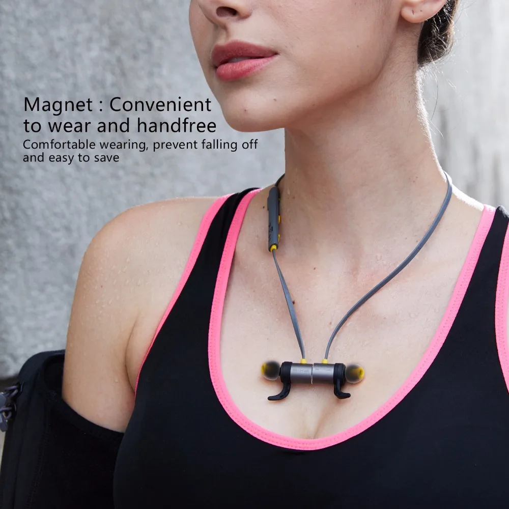 Plextone BX343 Wireless Headphone Bluetooth IPX5 Waterproof Earbuds Headset Earphones With Microphone For iPhone Xiaomi Phone 
