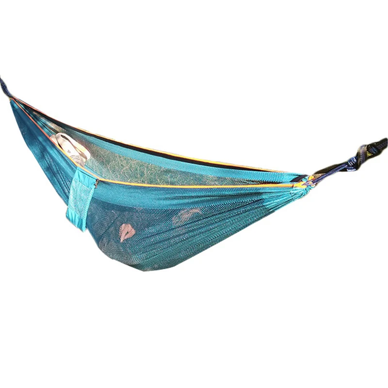 

1-2 People Outdoor Leisure Camping Travel Hammock Mesh Hammock Portable Swing Hanging Bed Garden Swing Balcony Supplies