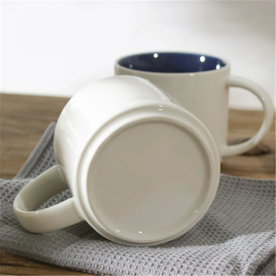 Пара винтажных керамических кофейных кружек чашка для чая Fincan Home Big Copo Tumbler